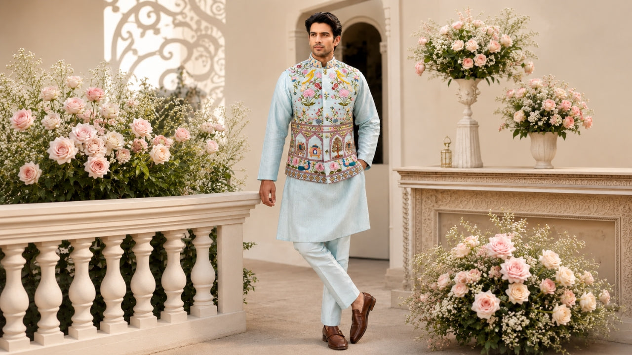 Bundi Jacket for Men: The Ultimate Wedding Style Essential for Modern Indian Celebrations
