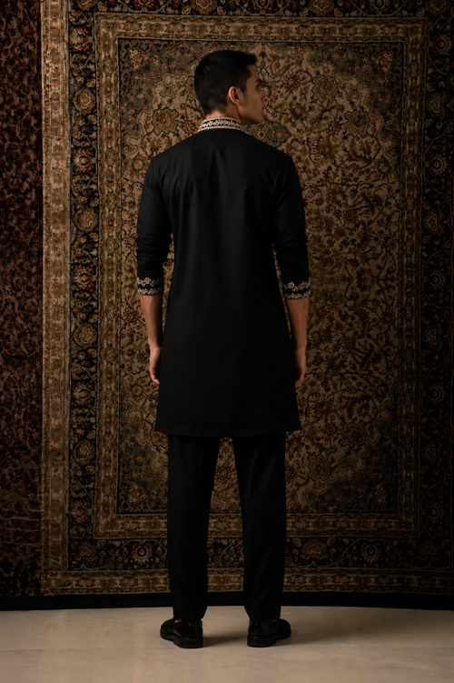 Black Ivory Kurta Set
