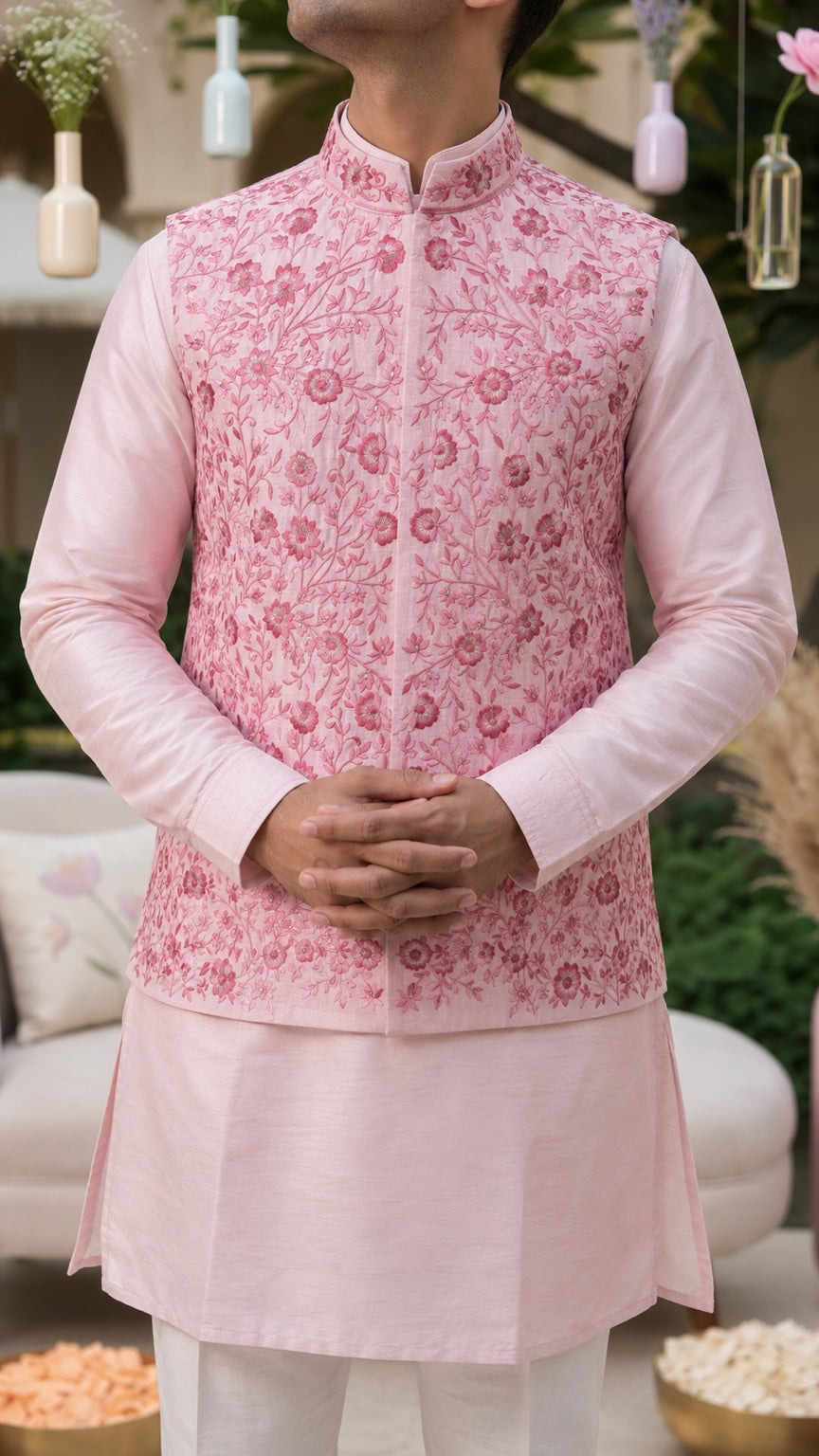 Blush Pink Bundi Set