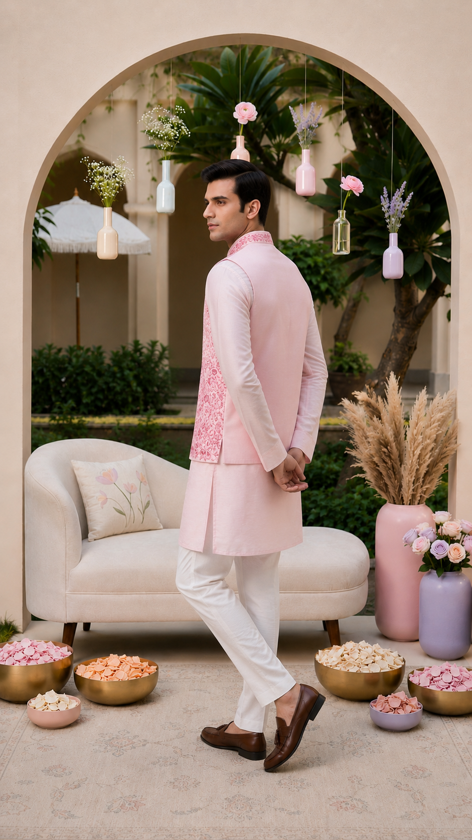 Blush Pink Bundi Set