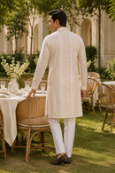 Ivory Printed Kurta Set