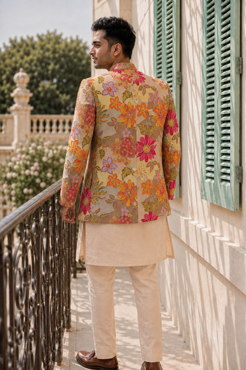 Jardin Royale Bandhgala Set