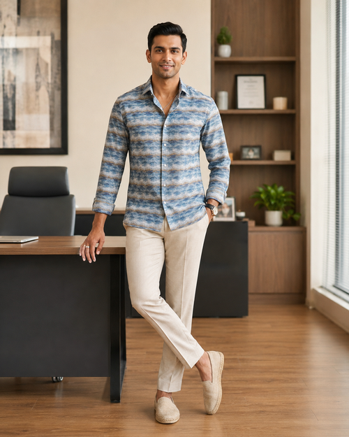 Horizon Brushstroke Luxury Shirt