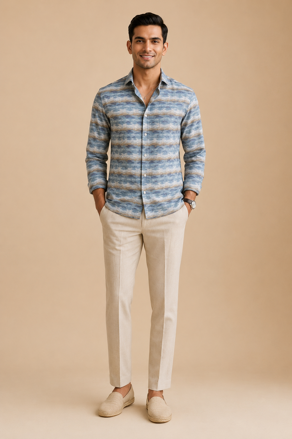 Horizon Brushstroke Luxury Shirt