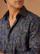 Midnight Paisley Luxury Shirt