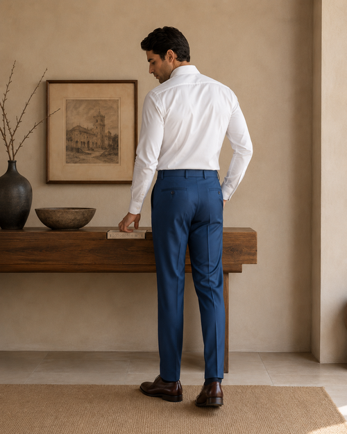 Imperial Blue Formal Trouser
