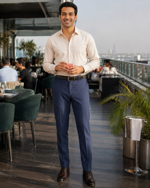 Imperial Blue Slim Trouser