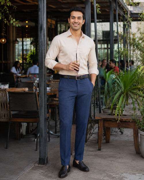 Imperial Blue Slim Trouser
