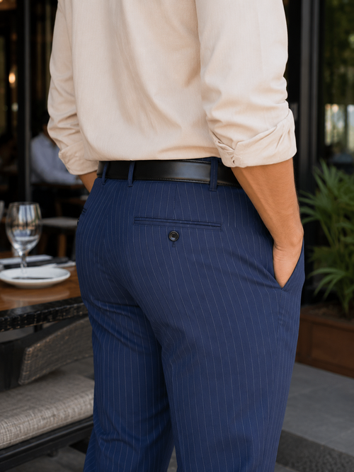 Imperial Blue Slim Trouser