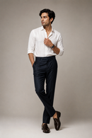 Men’s Imperial Navy Pleated Formal Trouser