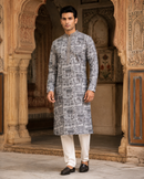 Ash Grey Kurta Set