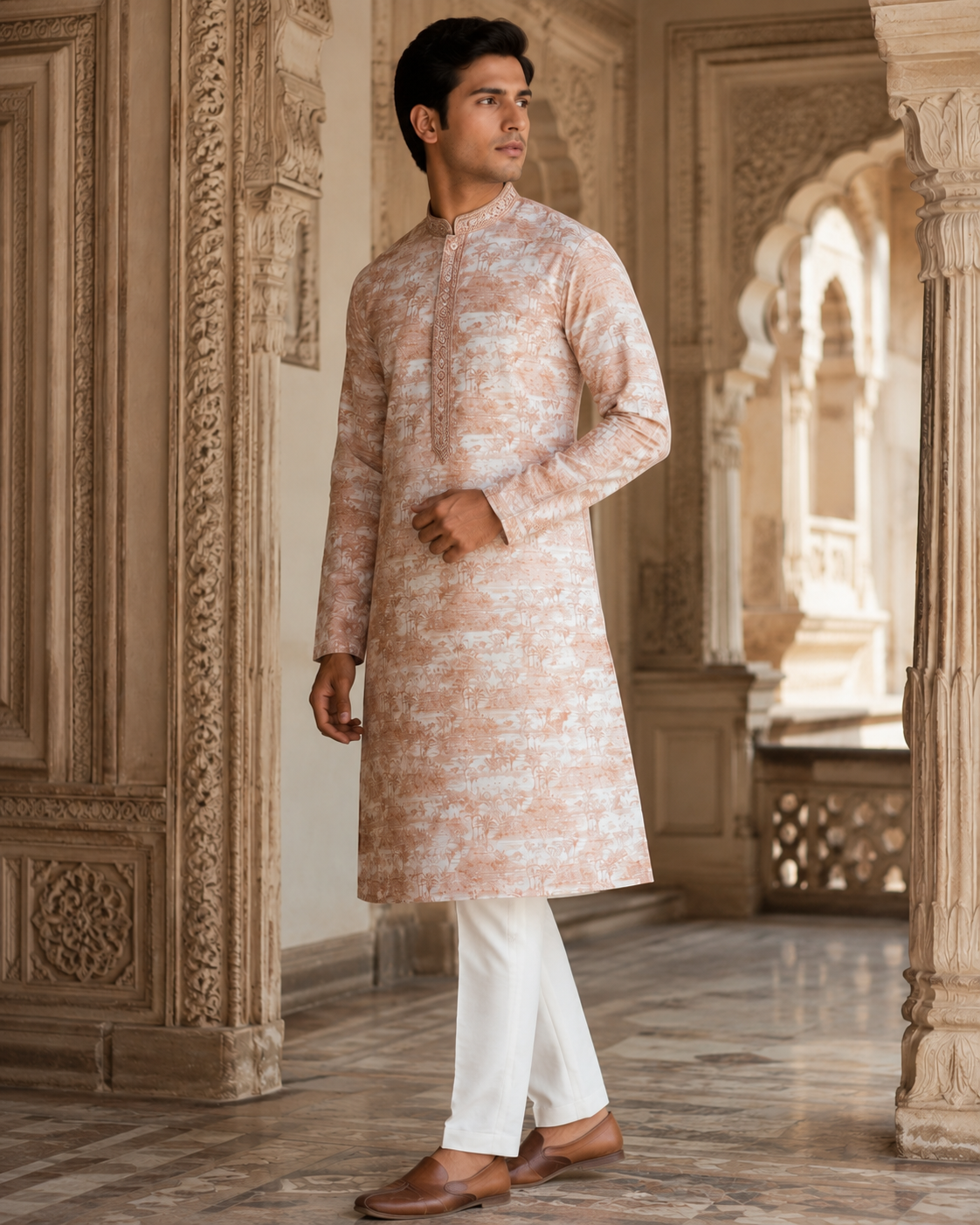 Blush Ivory Kurta Set