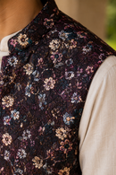 Midnight Floral Waistcoat Set