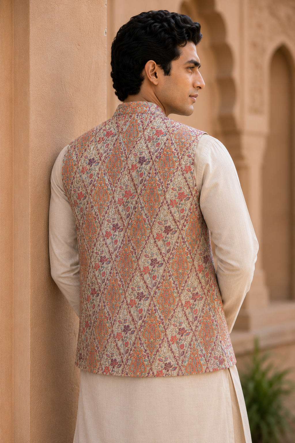 Ivory Trellis Bundi Set