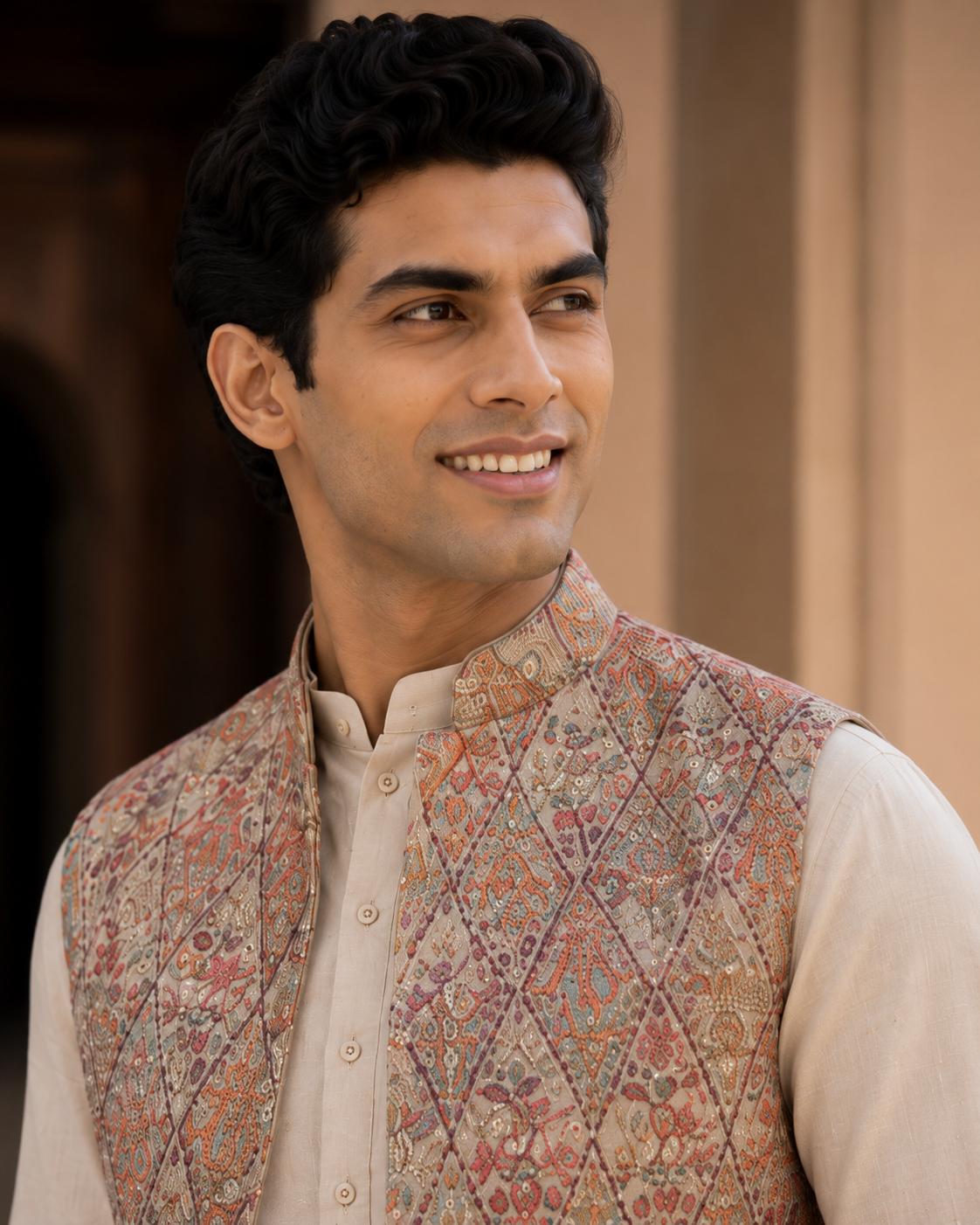 Ivory Trellis Bundi Set