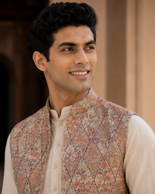 Ivory Trellis Bundi Set