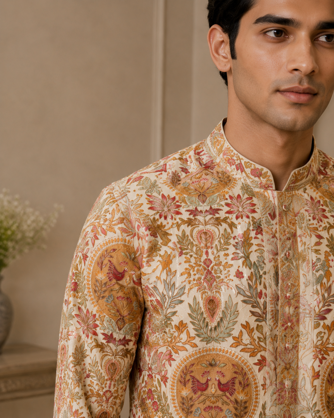 Men Ivory Kurta Set