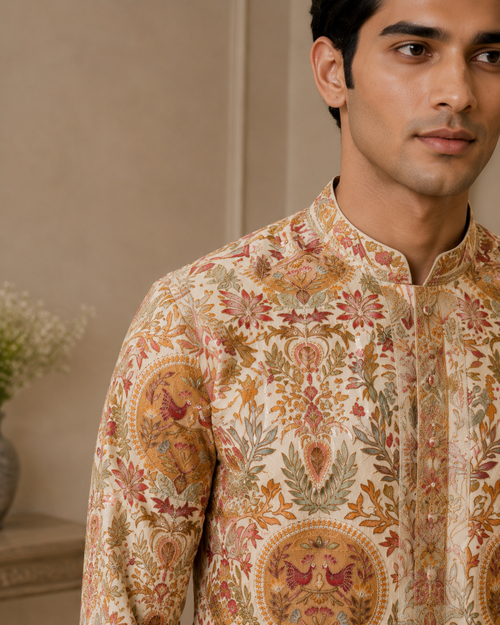 Men Ivory Kurta Set