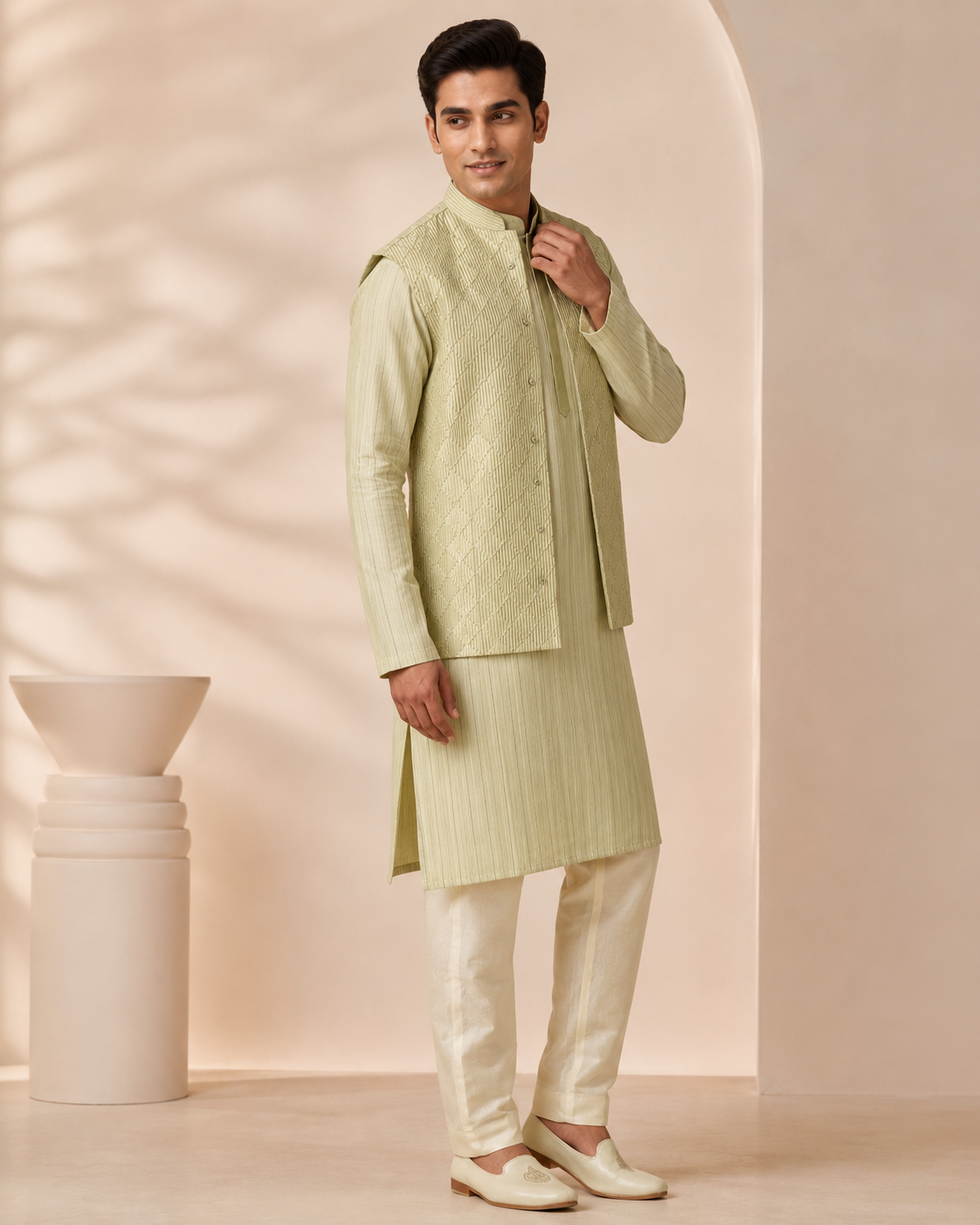 Pistachio Nehru Set