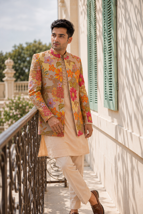 Jardin Royale Bandhgala Set