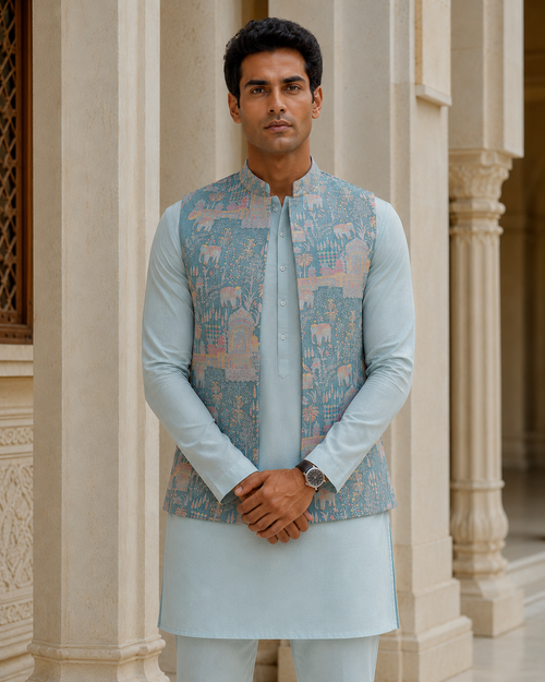 Azure Heritage Bundi Set