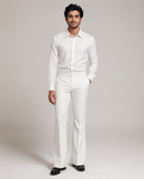 Men’s Imperial White Pinstripe Formal Trouser