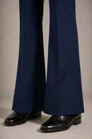 Men’s Ice Blue Pleated Formal Trouser