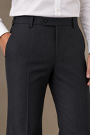 Men’s Imperial Black Pleated Formal Trouser